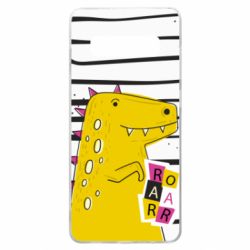 Чохол для Samsung S10+ Dinosaur and stripes - PrintSalon