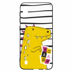 Чохол для Samsung A10 Dinosaur and stripes - PrintSalon