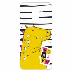 Чохол для Samsung A8 2018 Dinosaur and stripes - PrintSalon