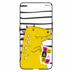 Чохол для Samsung A80 Dinosaur and stripes - PrintSalon