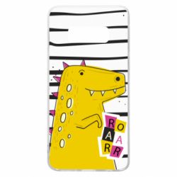 Чохол для Samsung S10e Dinosaur and stripes - PrintSalon