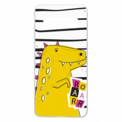 Чохол для Samsung S10 Dinosaur and stripes - PrintSalon
