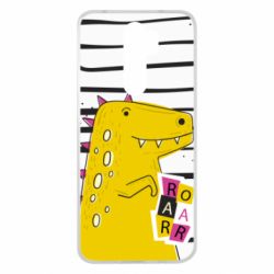 Чохол для Xiaomi Redmi Note 8 Pro Dinosaur and stripes - PrintSalon
