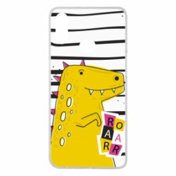 Чохол для Samsung A10s Dinosaur and stripes - PrintSalon