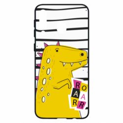 Чохол для Samsung M30 Dinosaur and stripes - PrintSalon