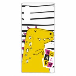 Чохол для Samsung Note 10 Dinosaur and stripes - PrintSalon