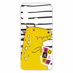 Чохол для Xiaomi Redmi Note 8 Dinosaur and stripes - PrintSalon