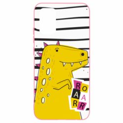 Чохол для Samsung A02s/M02s Dinosaur and stripes - PrintSalon