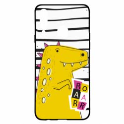 Чохол для Samsung A20s Dinosaur and stripes - PrintSalon