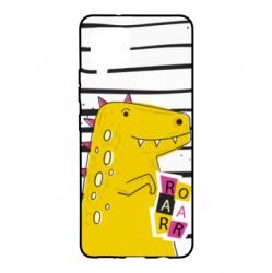 Чохол для Samsung A42 5G Dinosaur and stripes - PrintSalon