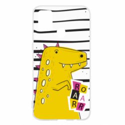 Чохол для Samsung M31 Dinosaur and stripes - PrintSalon