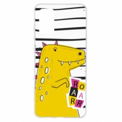 Чохол для Samsung S20+ Dinosaur and stripes - PrintSalon