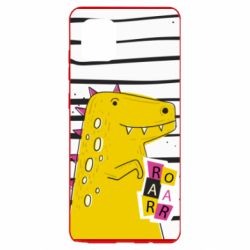 Чохол для Samsung Note 10 Lite Dinosaur and stripes - PrintSalon
