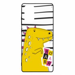 Чохол для Samsung Note 20 Dinosaur and stripes - PrintSalon
