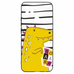 Чохол для Oppo A15s / A15 Dinosaur and stripes - PrintSalon