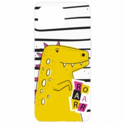 Чохол для Oppo Reno 4 Lite Dinosaur and stripes - PrintSalon