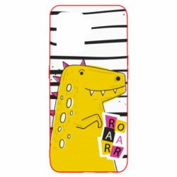 Чохол для Oppo Reno 5 Lite Dinosaur and stripes - PrintSalon