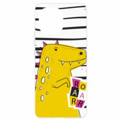 Чохол для Xiaomi Mi11 Dinosaur and stripes - PrintSalon