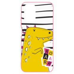 Чохол для Xiaomi Redmi Note 10 Dinosaur and stripes - PrintSalon