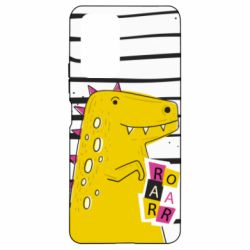 Чохол для Xiaomi Redmi Note 10 Pro Dinosaur and stripes - PrintSalon