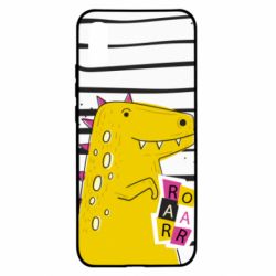 Чохол для Xiaomi Redmi 9a Dinosaur and stripes - PrintSalon