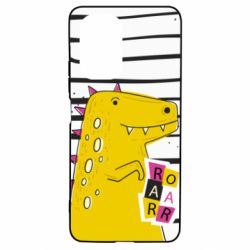 Чехол для Xiaomi Poco F3/K40 Dinosaur and stripes