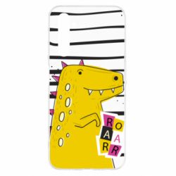 Чохол для Realme 6 Dinosaur and stripes - PrintSalon