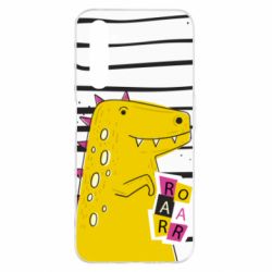 Чохол для Realme 6 Pro Dinosaur and stripes - PrintSalon