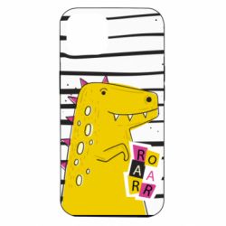 Чохол для iPhone 14 Dinosaur and stripes