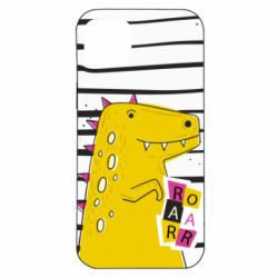 Чохол для iPhone 14 Plus Dinosaur and stripes - PrintSalon