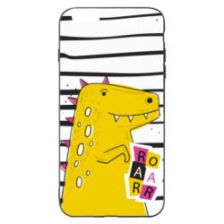 Чохол для iPhone 6 Plus/6S Plus Dinosaur and stripes - PrintSalon