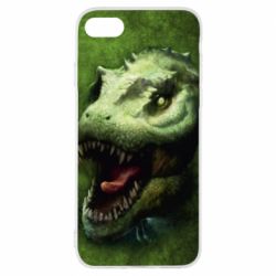 Чехол для iPhone 7 Dinosaur head art - PrintSalon