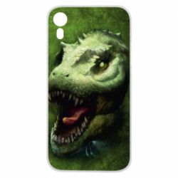 Чехол для iPhone XR Dinosaur head art - PrintSalon