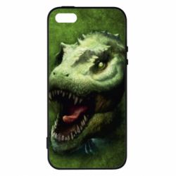 Чехол для iPhone5/5S/SE Dinosaur head art - PrintSalon