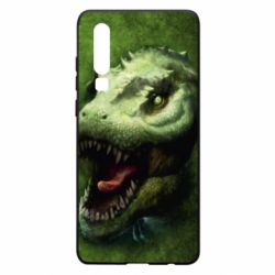 Чехол для Huawei P30 Dinosaur head art - PrintSalon