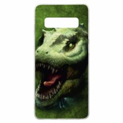 Чехол для Samsung S10+ Dinosaur head art - PrintSalon