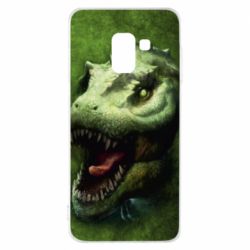 Чехол для Samsung A8 2018 Dinosaur head art - PrintSalon
