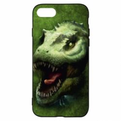 Чехол для iPhone SE 2020 Dinosaur head art - PrintSalon