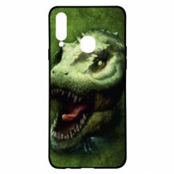 Чехол для Samsung A20s Dinosaur head art - PrintSalon