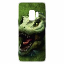 Чехол для Samsung S9 Dinosaur head art - PrintSalon