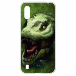 Чехол для Samsung A01/M01 Dinosaur head art - PrintSalon