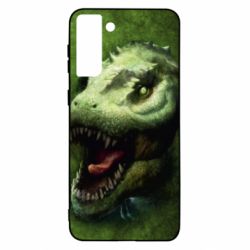 Чехол для Samsung S21 Ultra Dinosaur head art - PrintSalon