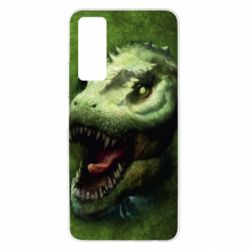 Чехол для Huawei P Smart 2021 Dinosaur head art - PrintSalon