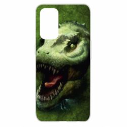 Чехол для Oppo Reno 5 4G Dinosaur head art - PrintSalon