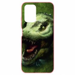 Чехол для Xiaomi Redmi Note 10 Dinosaur head art - PrintSalon