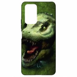Чехол для Xiaomi Redmi Note 10 Pro Dinosaur head art - PrintSalon
