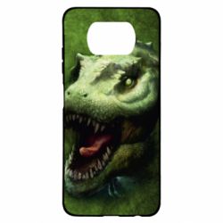 Чехол для Xiaomi Poco X3 Dinosaur head art - PrintSalon