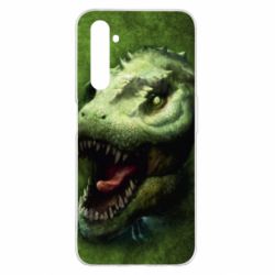 Чехол для Realme 6 Pro Dinosaur head art - PrintSalon