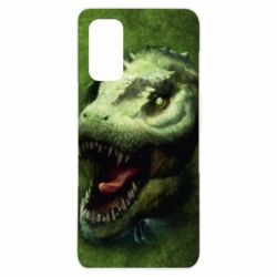 Чехол для Realme 7 Pro Dinosaur head art - PrintSalon