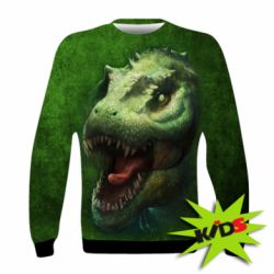 Детский 3D свитшот Dinosaur head art - PrintSalon